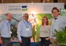 Gerben Wesselink and Marjolein Kruidhof of Wageningen University & Research together with Simon Foster and Paco Lozano of Biobest Group.                           